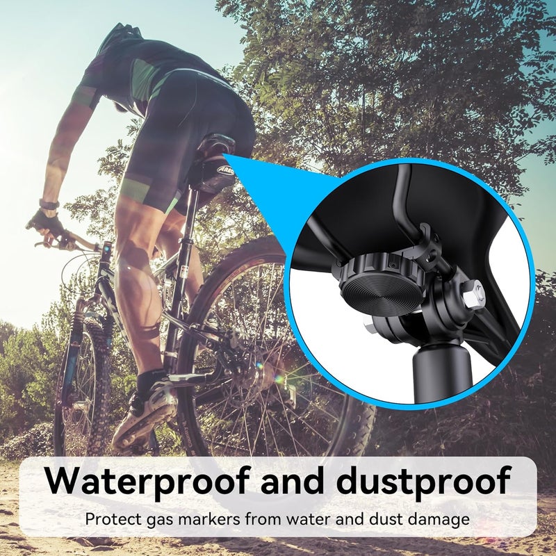 Dr.DJ for AirTag Bike Mount Hidden Under Seat - Waterproof Bike Airtag Holder, Anti-Theft GPS Tracker Case for Apple Tag, Heavy-duty Metal & ABS Material Includes Mounting Tools, for Bicycle, MTB/E-Bike - Image 5